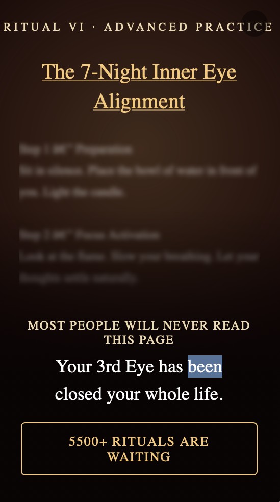 Preview — The 7-Night Inner Eye Alignment ritual